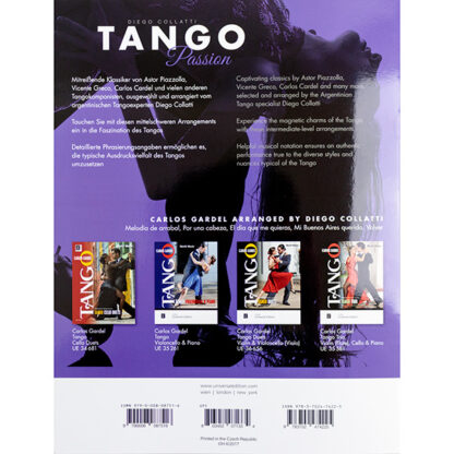 achterflap Tango Passion 2 cellos - Diego Collatti