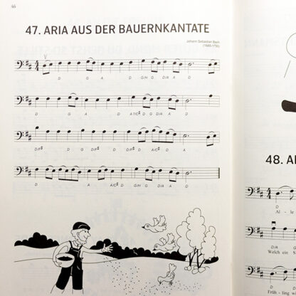 Aria aus der Bauernkantate Die Celloschule CelloTaxi 1 mit CD (uitg. Zimmermann)