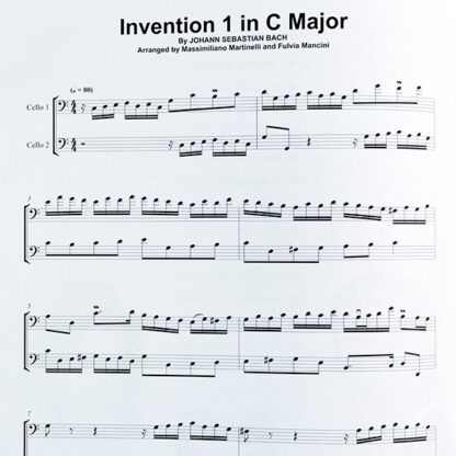 Two-Part Inventions by J.S. Bach for Cello Duet arranged by Mr & Mrs Cello