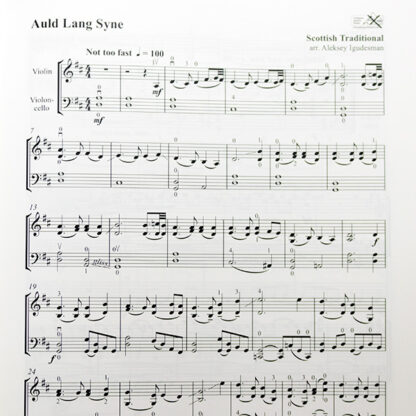 Auld Lang Syne Violin & Cello & more - 10 duets for Violin and Violoncello World Music Aleksey Igudesman