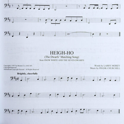 101 Disney Songs Cello, composities van Walt Disney filmmuziek