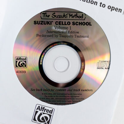 Suzuki Cello School Volume 1 Cello part met cd