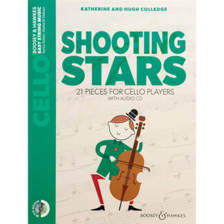 Shooting Stars 21 pieces for cello players with audio CD - Katherine and Hugh Colledge