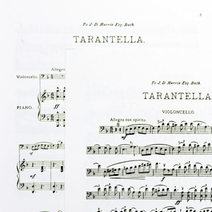Tarantella Opus 23 voor Cello en Piano William Henry Squire