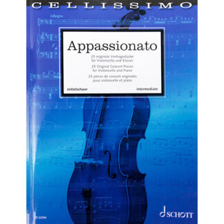 Appassionato 25 concert pieces for cello intermediate (Cellissimo) stukken