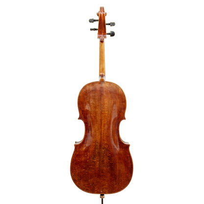 Cello door T. Perry & W. Wilkinson (Dublin, Ierland, 1808) achterkant