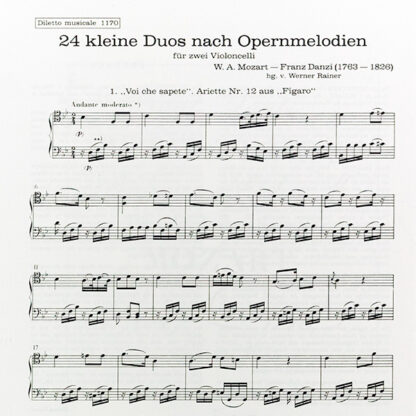 24 kleine Duos nach Opernmelodien 2 (cello duo)