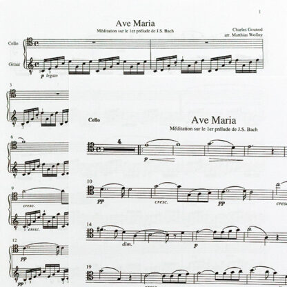 Ave Maria cello en gitaar J.S. Bach / C. Gounod