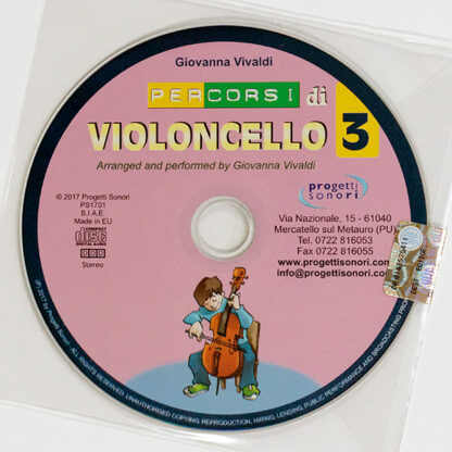 Percorsi di Violoncello 3 Italiaanse cello methode met CD