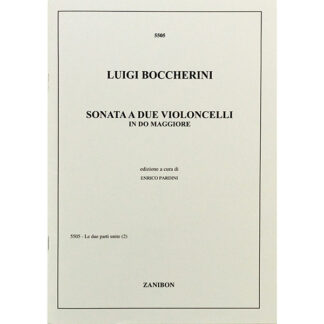 Sonata a due violoncelli in do maggiore - Luigi Boccherini - Enrico Pardini - cello's