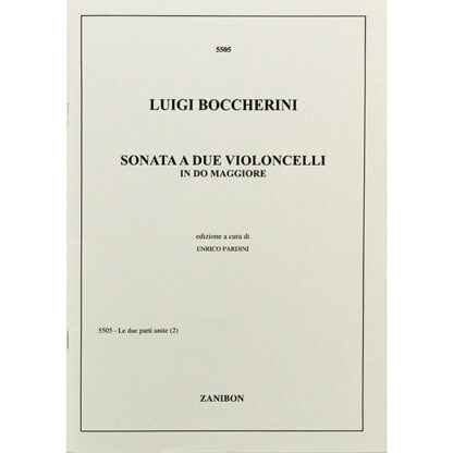 Sonata a due violoncelli in do maggiore - Luigi Boccherini - Enrico Pardini - cello's