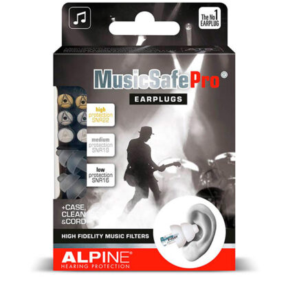 Alpine MusicSafe Pro oordopjes transparant gehoorbescherming