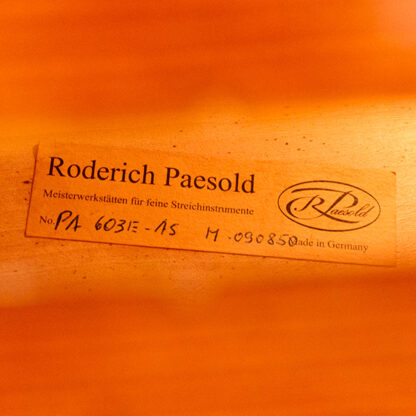 Roderich Paesold Strad met strijkstok en BAM koffer