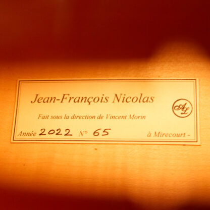 Cello Jean François Nicolas (Mirecourt 2022)