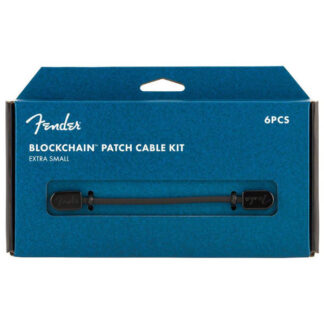 Fender blockchain patch cable kit XS met 2x 10cm en 4x 15cm patch kabels voor op het pedalboard